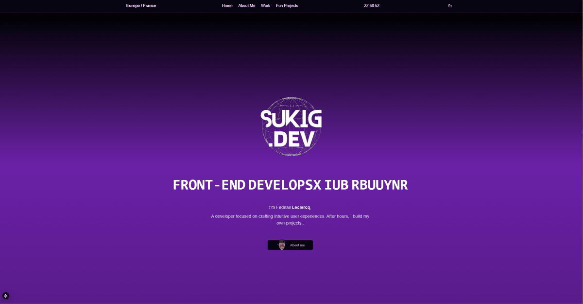 Personal Portfolio Website