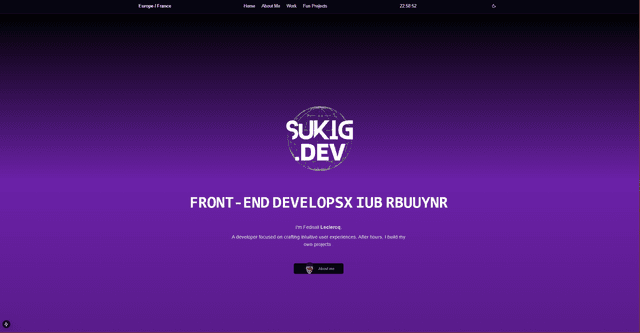 Personal Portfolio Website