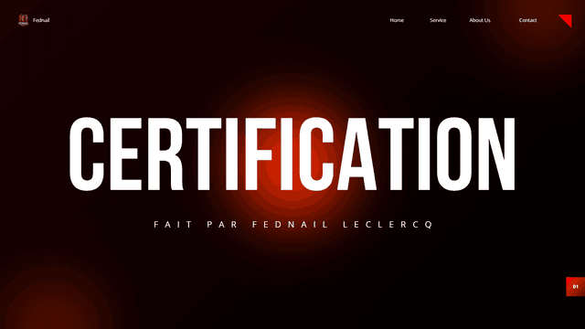 Certification de formation