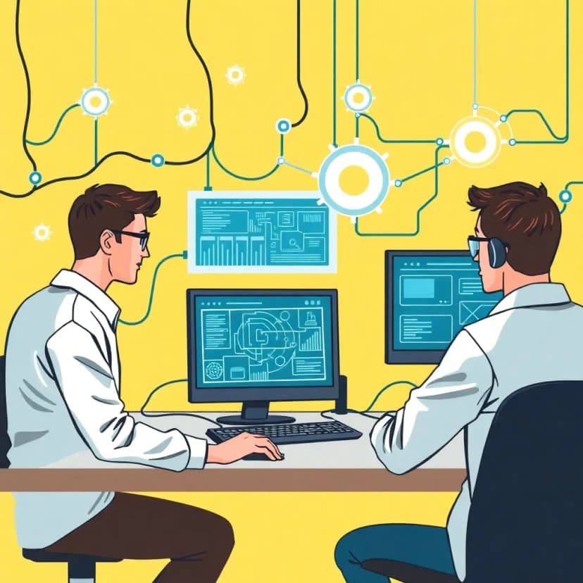 Image illustrative de la spécialité SISR avec des étudiants travaillant sur des réseaux informatiques